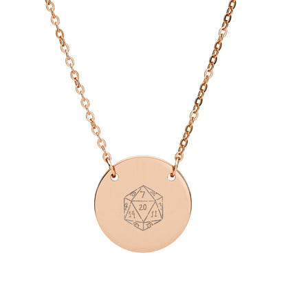 D20 Necklace DnD Dice and Geek Chic Jewelry - You're My Kind of Weird