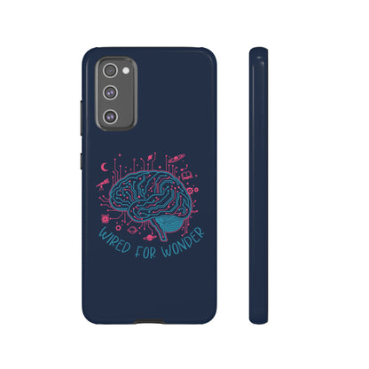 "Wired for Wonder" Brain Tech Design Samsung Galaxy Phone Case - You're My Kind of Weird