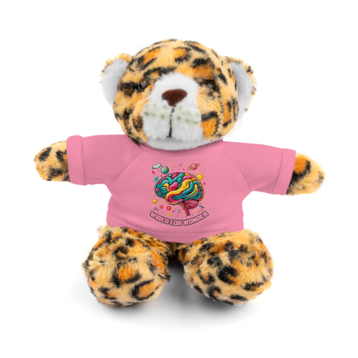 Plush Animals with Colorful Wired for Wonder shirt - You're My Kind of Weird