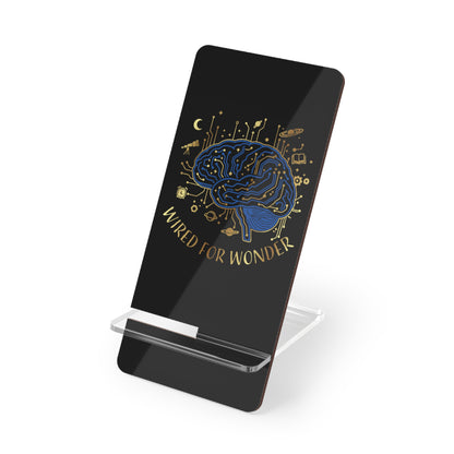"Wired for Wonder" phone stand - You're My Kind of Weird