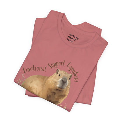 Emotional Support Capybara Shirt - You're My Kind of Weird