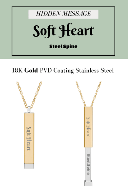 Hidden Message Necklace, Sliding Bar Necklace - You're My Kind of Weird