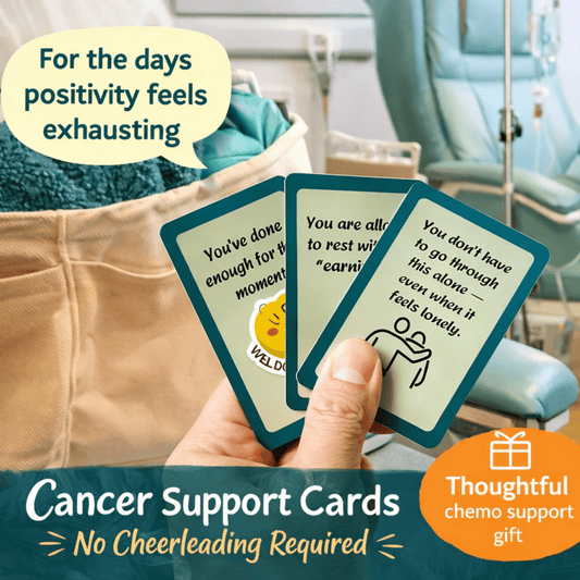 Printed Cancer Support Cards – No Cheerleading Required - You're My Kind of Weird