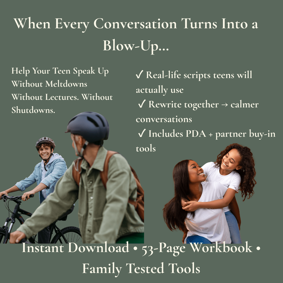 Parent - Teen Communication Scripts Workbook - You're My Kind of Weird