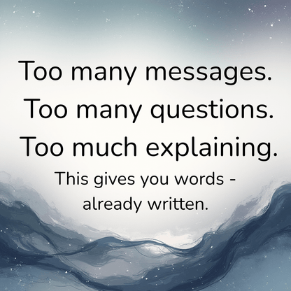 Caregiver Communication Toolkit — Scripts That Protect Energy - You're My Kind of Weird