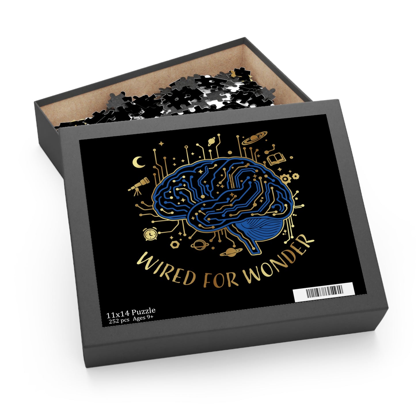 Puzzle — "Wired for Wonder" Brain Circuitry Jigsaw (252/500 pcs) - You're My Kind of Weird