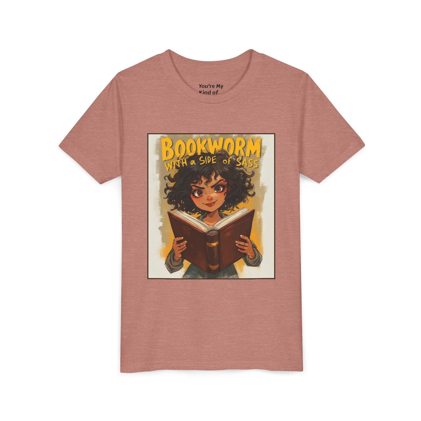 Kids Bookworm Sass Tee, Fun T-Shirt for Young Readers, Gift for Book Lovers, Back to School Apparel, Cute Kid's Graphic Tee
