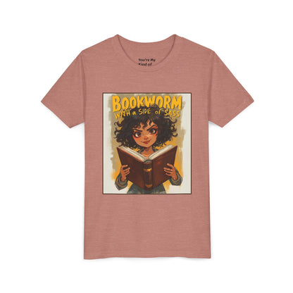 Kids Bookworm Sass Tee, Fun T-Shirt for Young Readers, Gift for Book Lovers, Back to School Apparel, Cute Kid's Graphic Tee