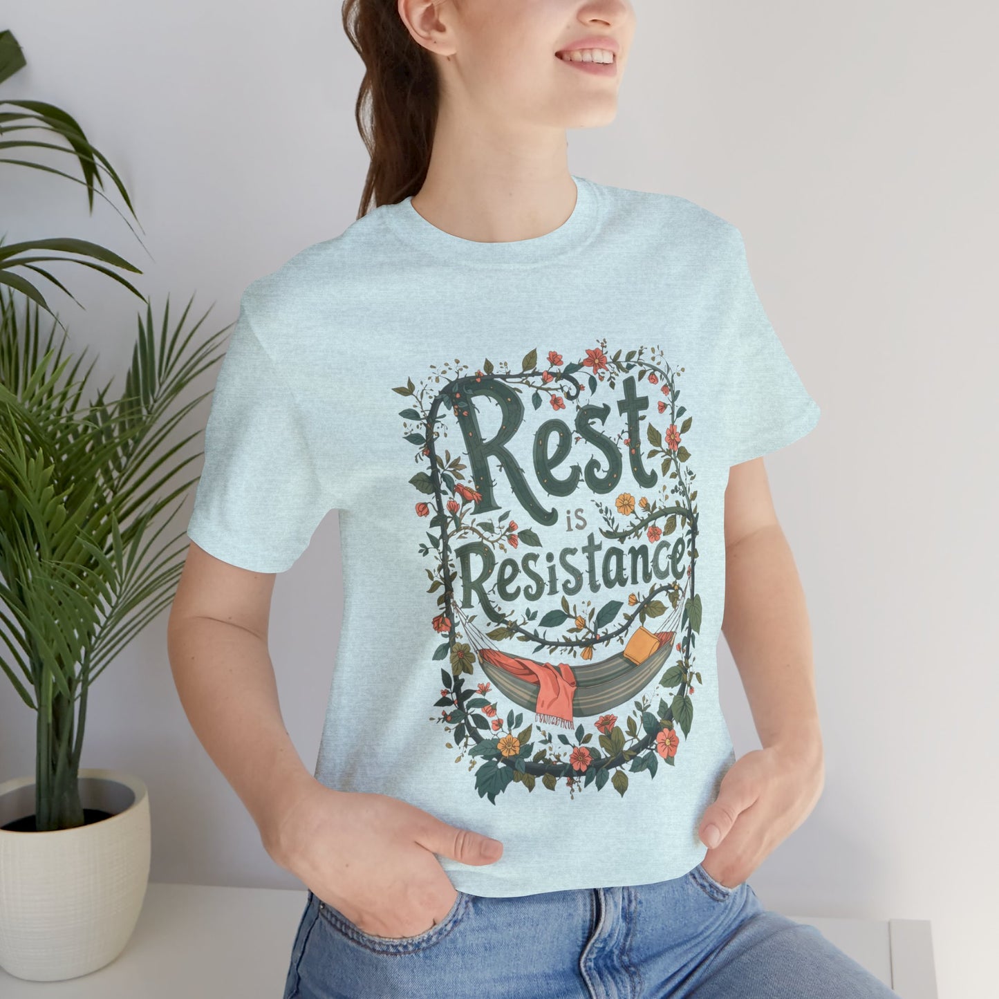 Rest is Resistance Tee, Motivational Shirt, Relaxation Apparel, Unisex Tee, Gift for Peace Lovers - You're My Kind of Weird