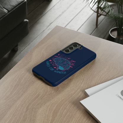 "Wired for Wonder" Brain Tech Design Samsung Galaxy Phone Case - You're My Kind of Weird