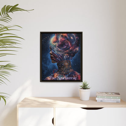 Neuroverse Framed Canvas – Cosmic Wall Art for Creative & Curious Minds | Vibrant Galaxy - Inspired Home Decor - You're My Kind of Weird