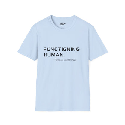 FUNCTIONING HUMAN Unisex Softstyle T-Shirt, Perfect Gift for Mental Health Awareness, Casual Wear, Everyday Comfort, Unique Graphic [...]
