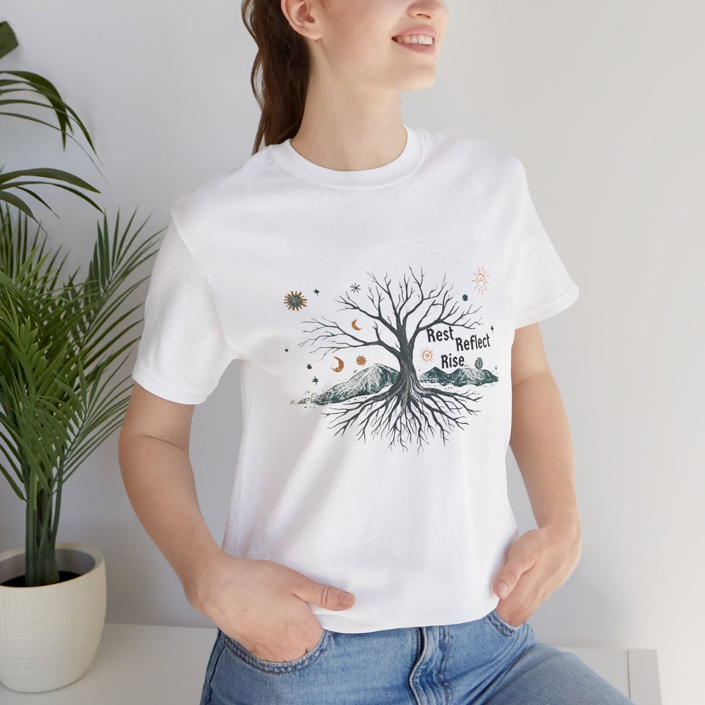Rest. Reflect. Rise. Solstice Shirt | Mindful Winter Solstice Tee - You're My Kind of Weird