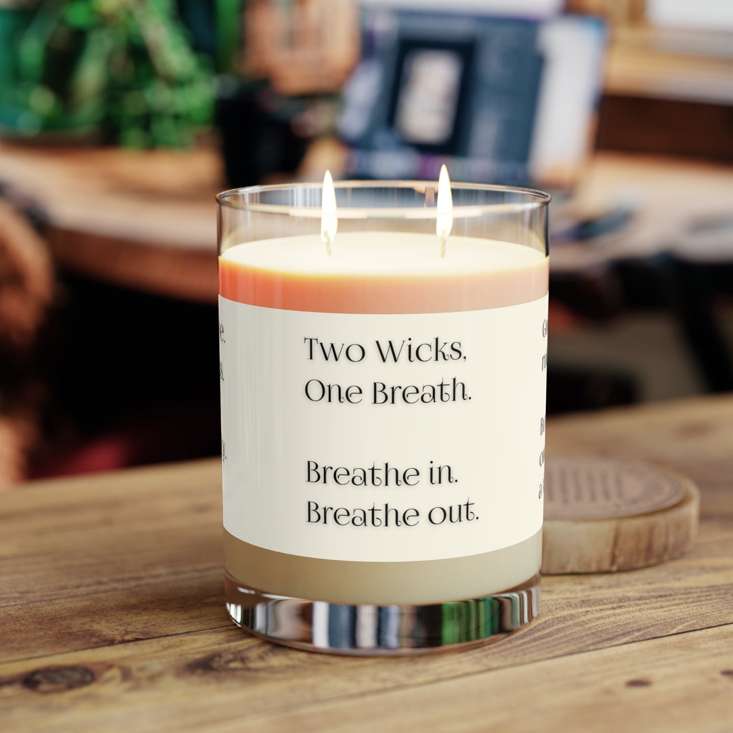 Two Wicks One Breath Sympathy Candle | Bereavement and Grief Gift - You're My Kind of Weird