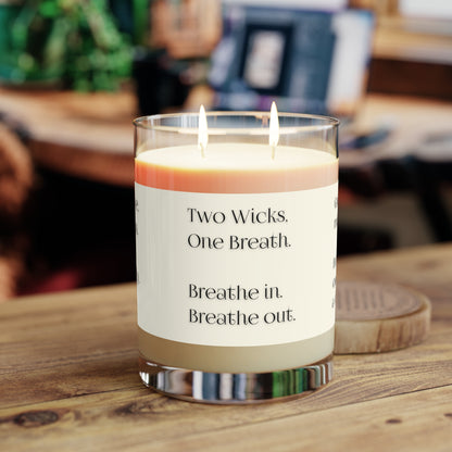 Two Wicks One Breath Sympathy Candle | Bereavement and Grief Gift - You're My Kind of Weird