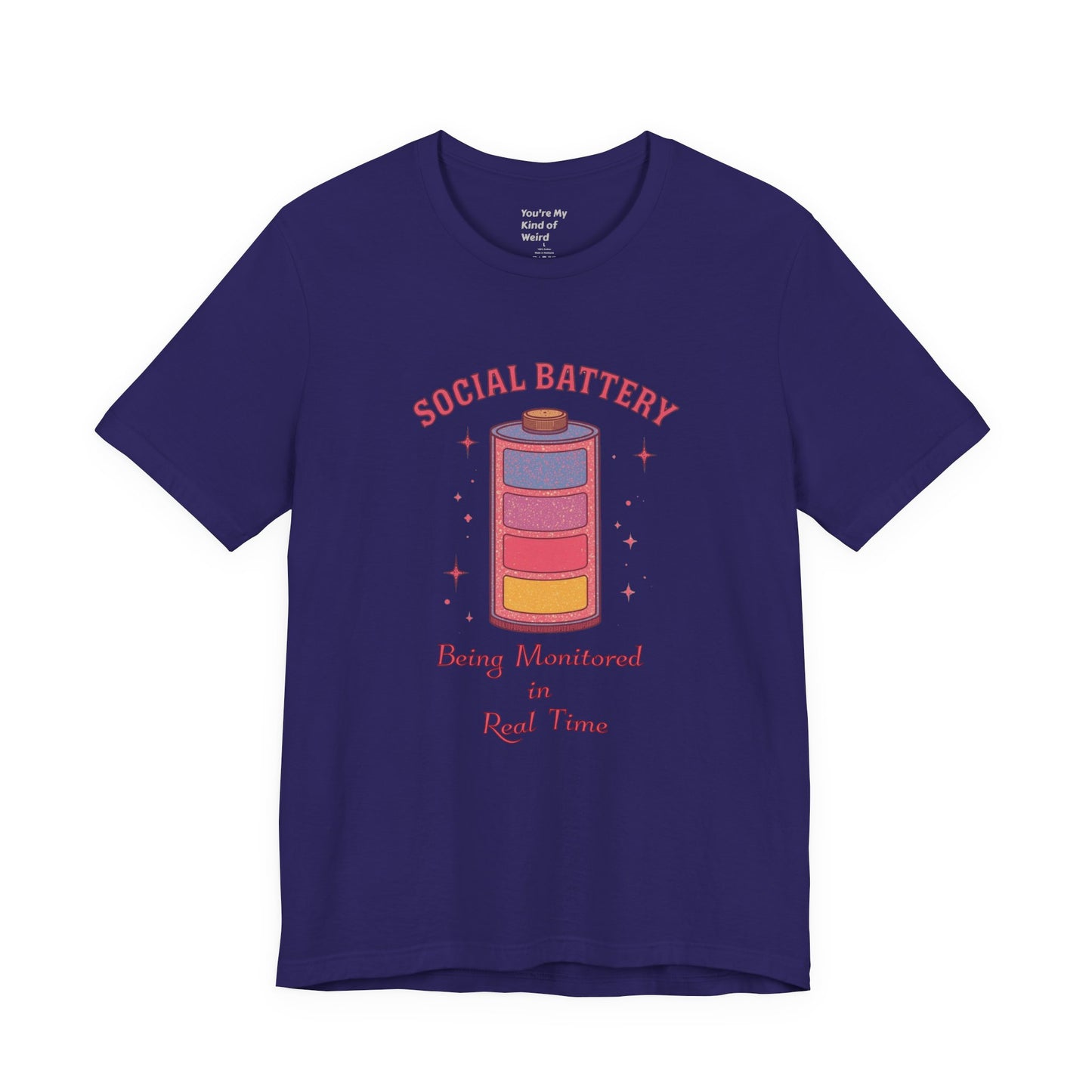 Social Battery Shirt | Neurodivergent Introvert Tee - You're My Kind of Weird