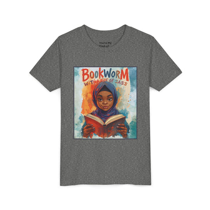 Kids Bookworm Sass Tee, Fun T-Shirt for Young Readers, Gift for Book Lovers, Back to School Apparel, Cute Kid's Graphic Tee