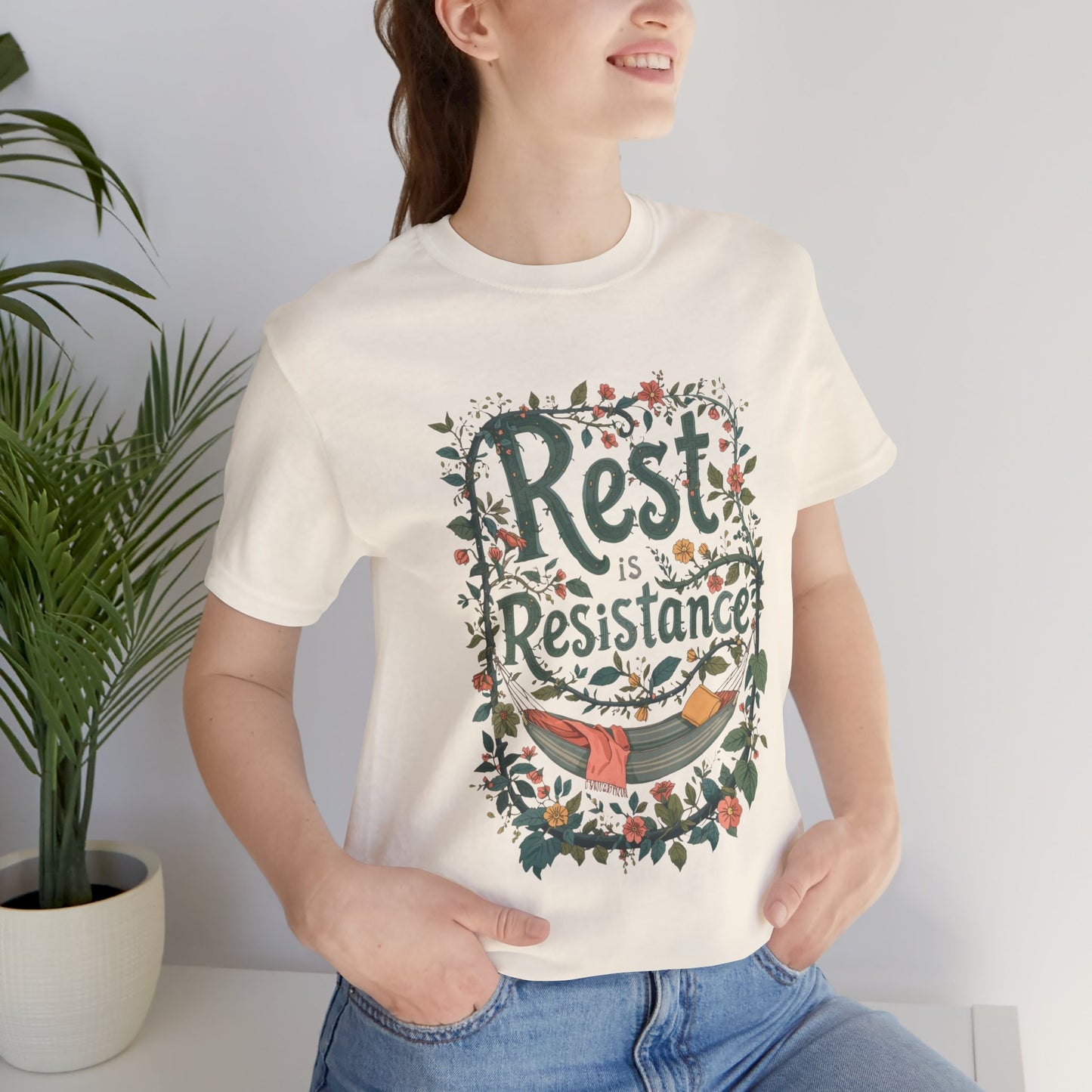 Rest is Resistance Tee, Motivational Shirt, Relaxation Apparel, Unisex Tee, Gift for Peace Lovers - You're My Kind of Weird