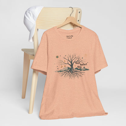 Rest. Reflect. Rise. Solstice Shirt | Mindful Winter Solstice Tee - You're My Kind of Weird