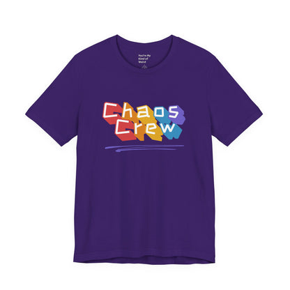 Chaos Crew Tee — Colorful Retro Graffiti Graphic T-Shirt - You're My Kind of Weird