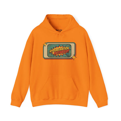 Hyperfixation Activated Graphic Hoodie – Unisex Heavy Blend Pullover with Pocket & Hood | Fun Gift for ADHD & Neurodivergent Creatives