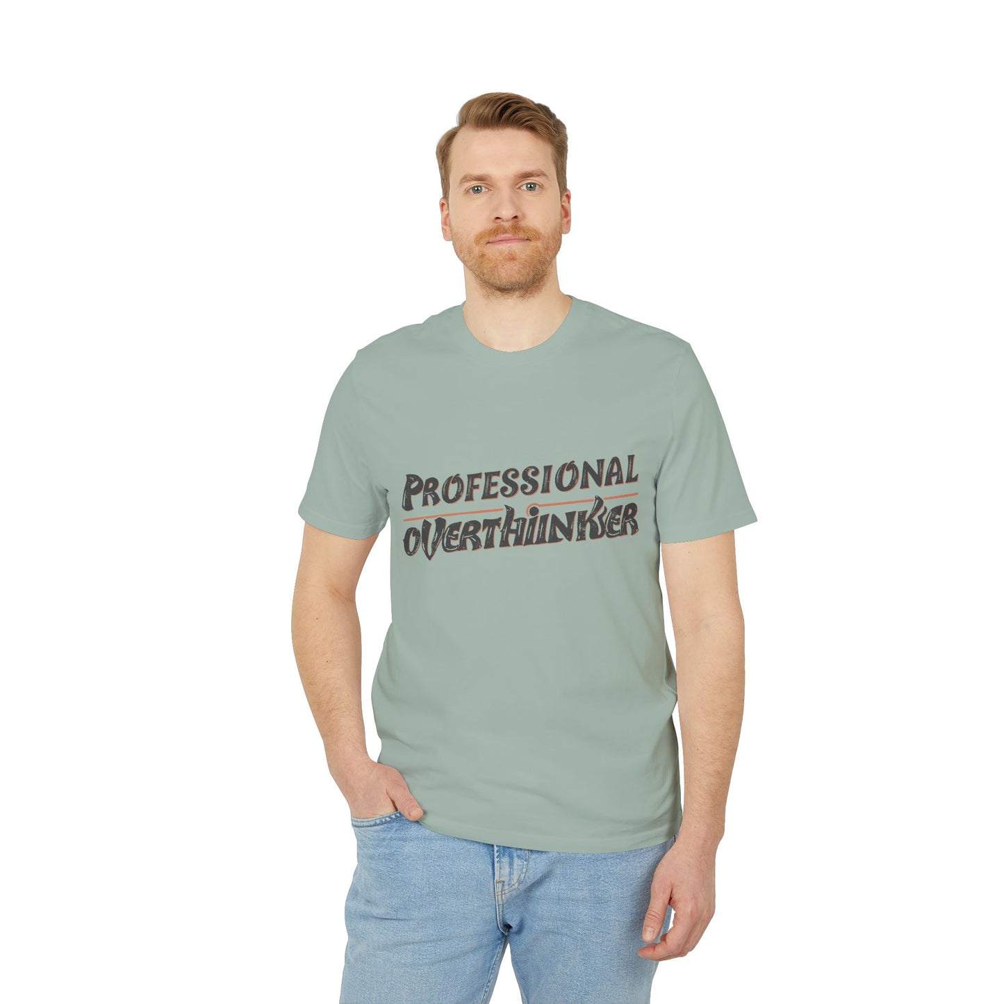Professional Overthinker Unisex T-shirt, Creative Humor Tee, Gift for Thinkers, Casual Wear, Perfect for Birthdays, Friends, Relaxed Style