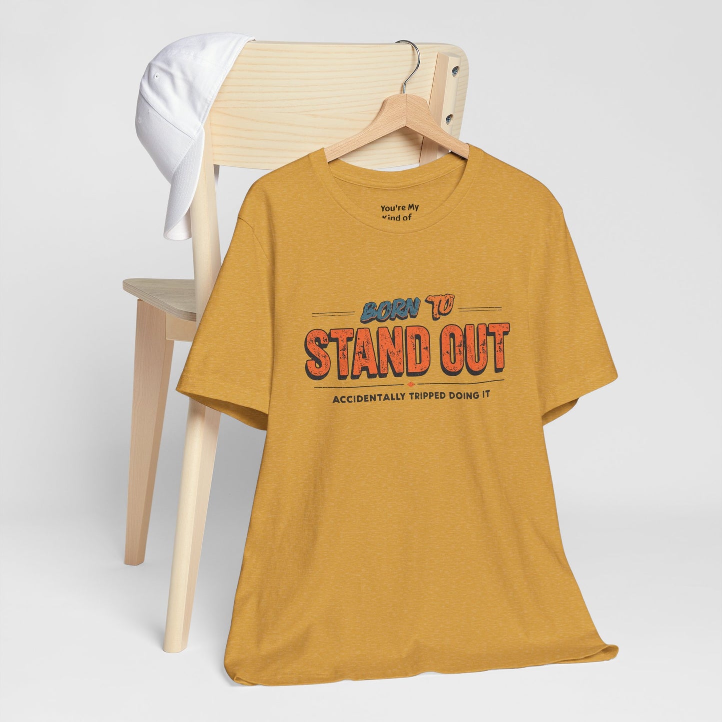 Born to Stand Out T-Shirt | Unisex Short Sleeve Tee for Confidence, Gift for Graduates, Birthday Present, Casual Wear, Unique Style