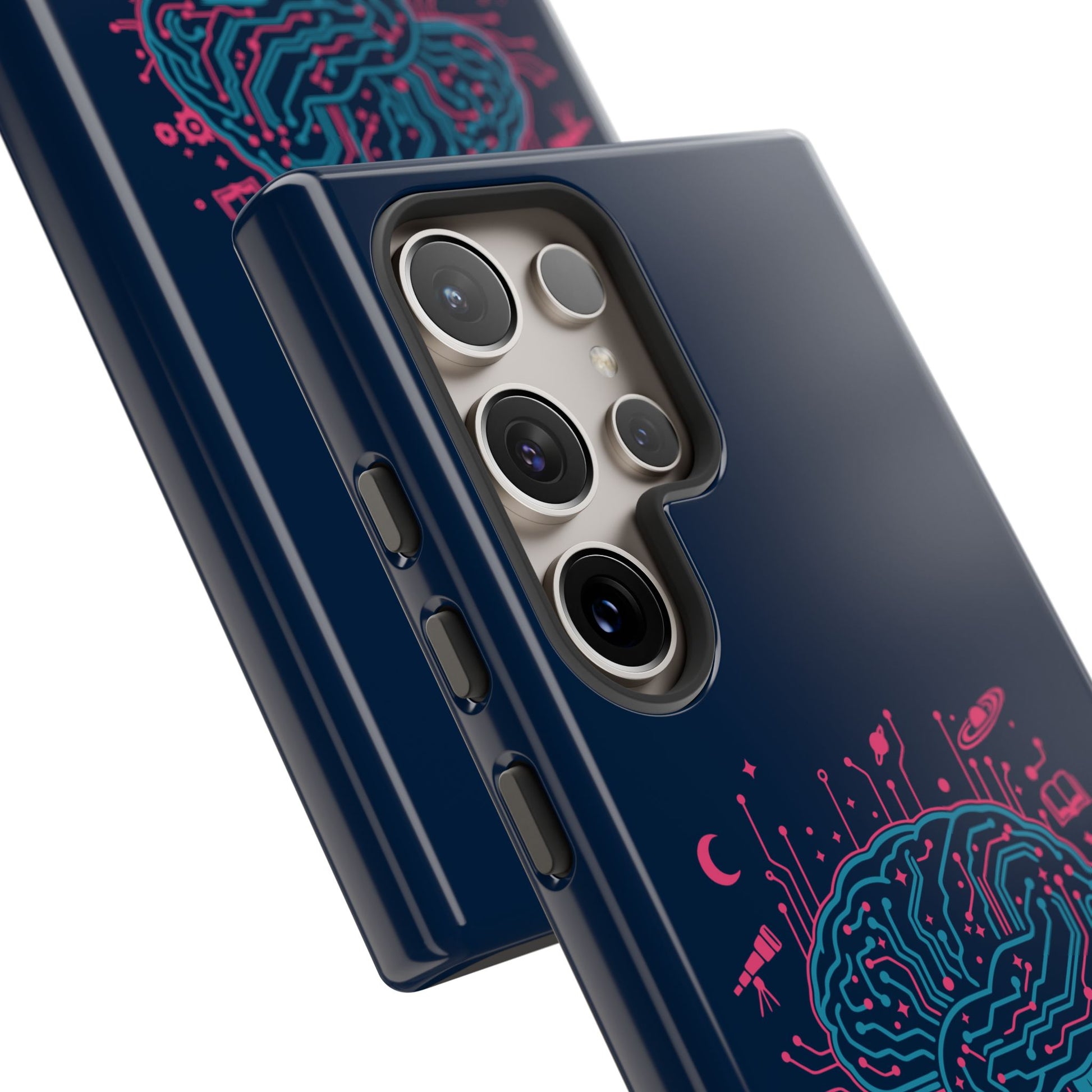 "Wired for Wonder" Brain Tech Design Samsung Galaxy Phone Case - You're My Kind of Weird
