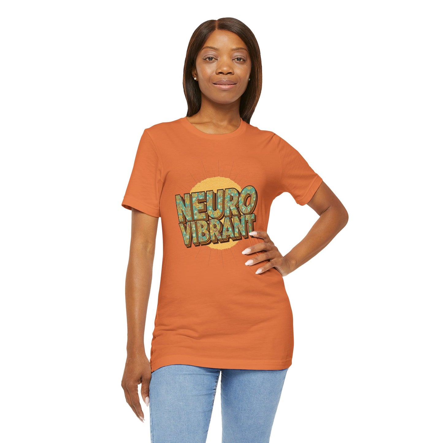 Neuro Vibrant Tee — Retro Graphic T-Shirt - You're My Kind of Weird