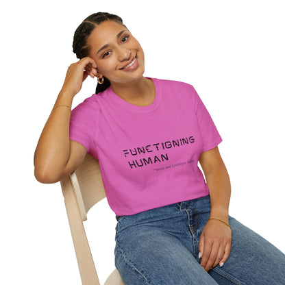 FUNCTIONING HUMAN Unisex Softstyle T-Shirt, Perfect Gift for Mental Health Awareness, Casual Wear, Everyday Comfort, Unique Graphic [...]