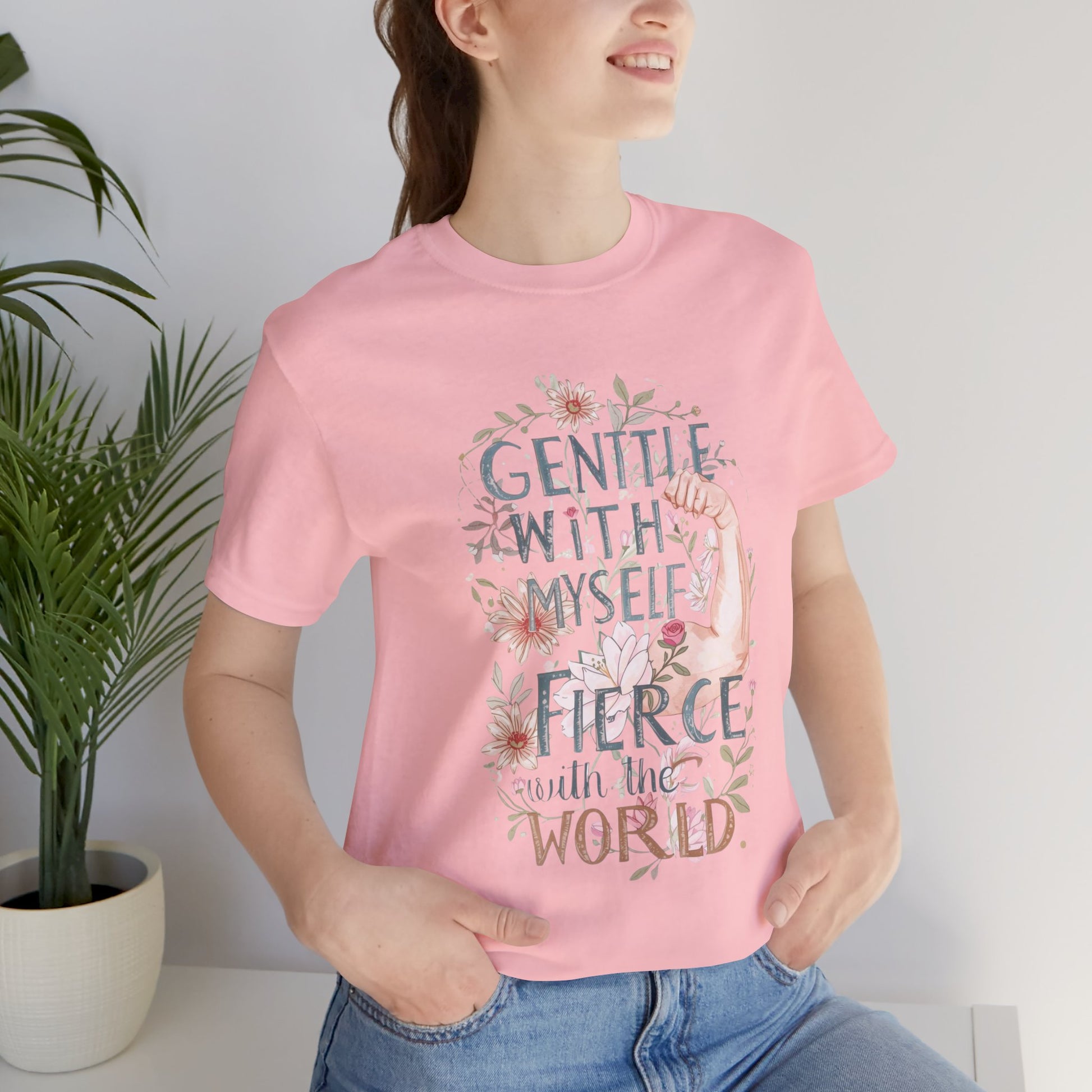 Fierce & Gentle Tee, Empowerment T-Shirt, Self-Care Apparel - You're My Kind of Weird T-Shirt