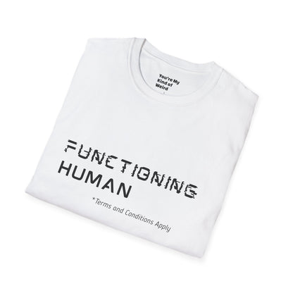 FUNCTIONING HUMAN Unisex Softstyle T-Shirt, Perfect Gift for Mental Health Awareness, Casual Wear, Everyday Comfort, Unique Graphic [...]