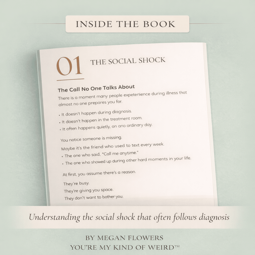 Cancer Friendship Loss Workbook | When Friends Disappear During Illness - You're My Kind of Weird
