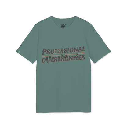 Professional Overthinker Unisex T-shirt, Creative Humor Tee, Gift for Thinkers, Casual Wear, Perfect for Birthdays, Friends, Relaxed Style