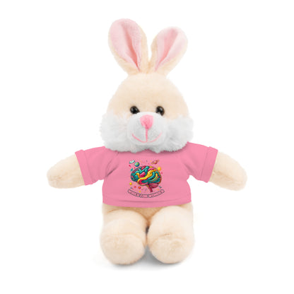 Plush Animals with Colorful Wired for Wonder shirt - You're My Kind of Weird