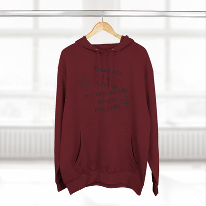 Embrace the Weird Fleece Hoodie | Comfortable Magic Happens Hoodie, Cozy Casual Wear, Unique Gift for Creatives, Inspirational [...]