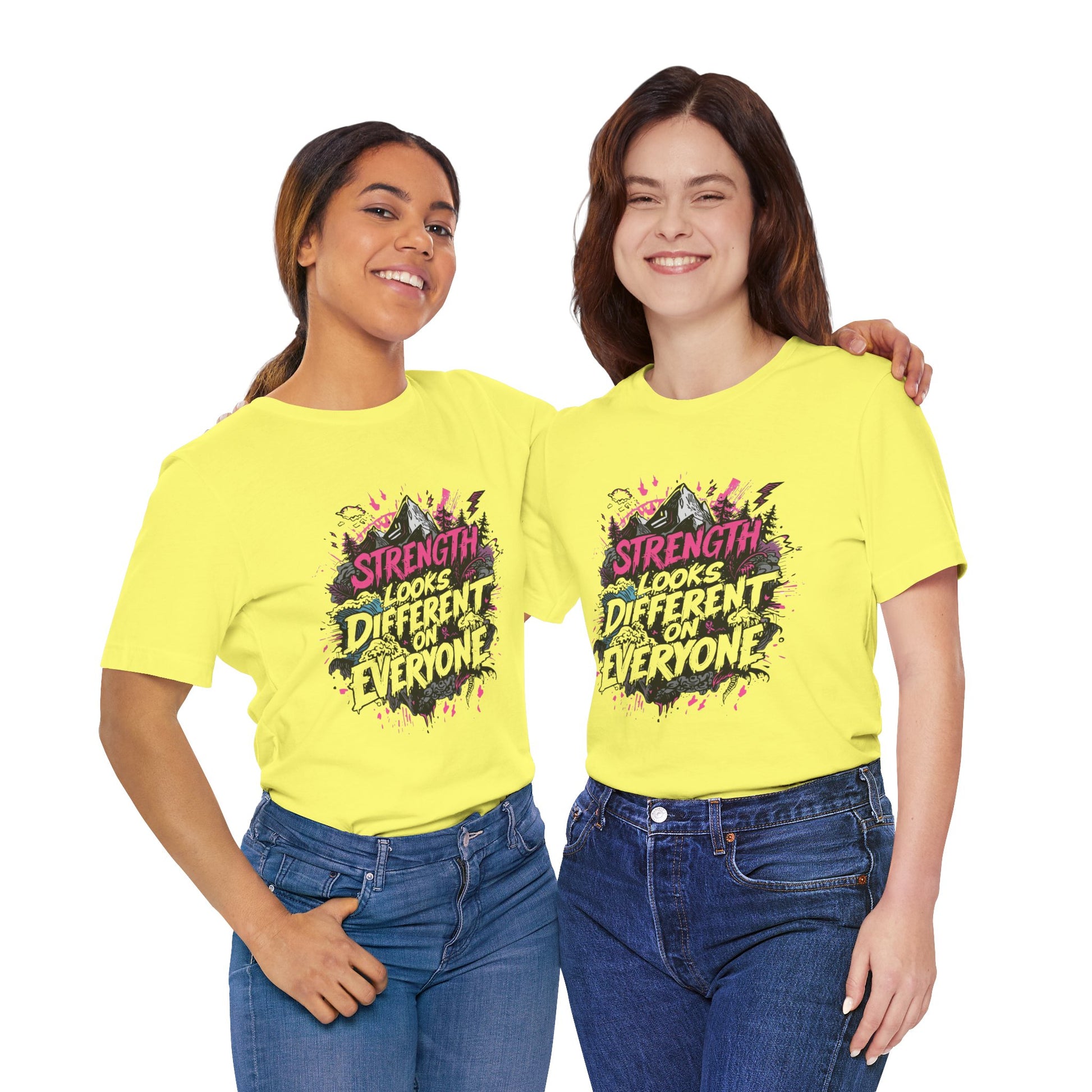 Strength Looks Different Grunge - Inspired Unisex Shirt - You're My Kind of Weird