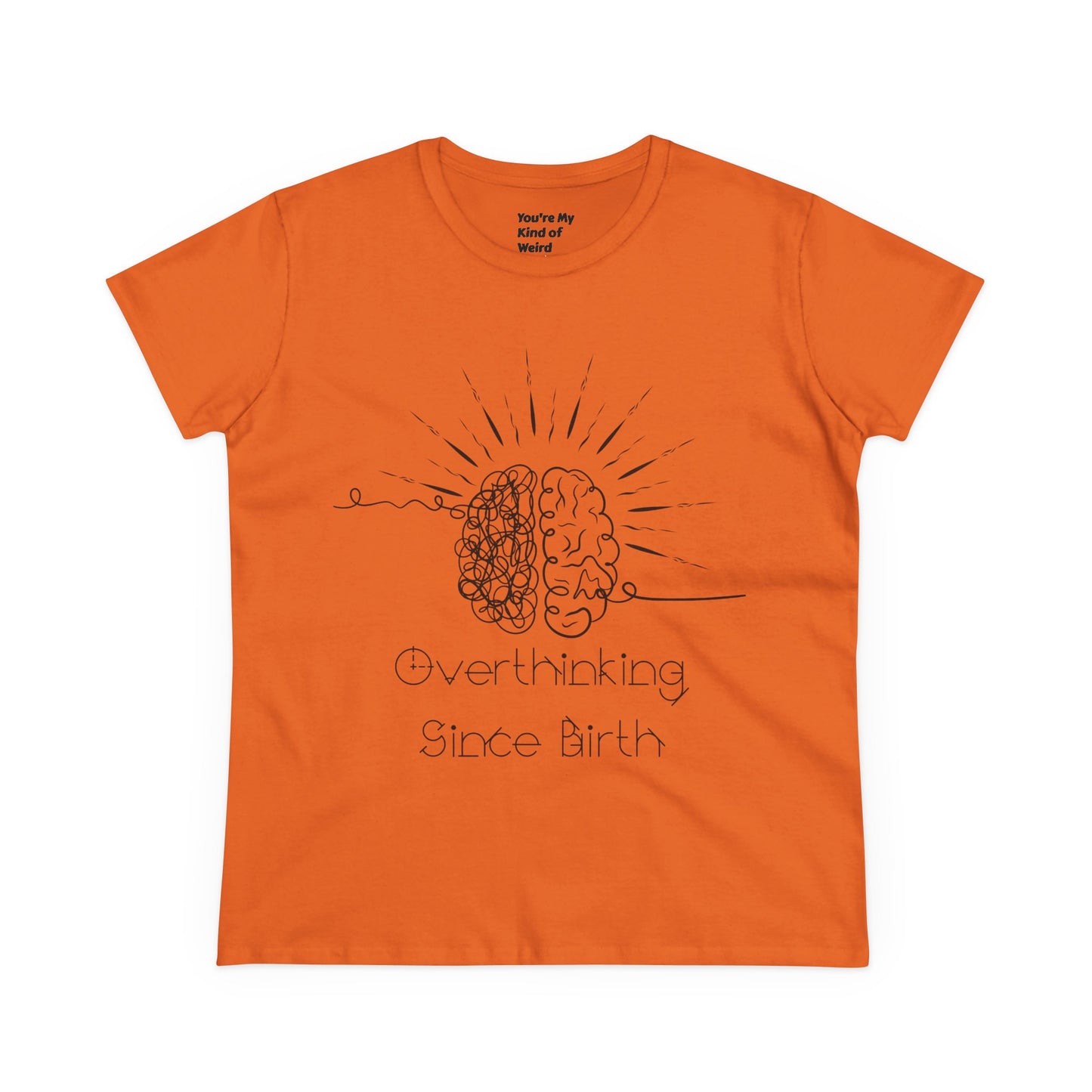 Overthinking Since Birth Tee - Women's Cotton T-Shirt, Gift for Overthinkers, Mental Health Awareness Shirt, Casual Everyday Wear, [...]