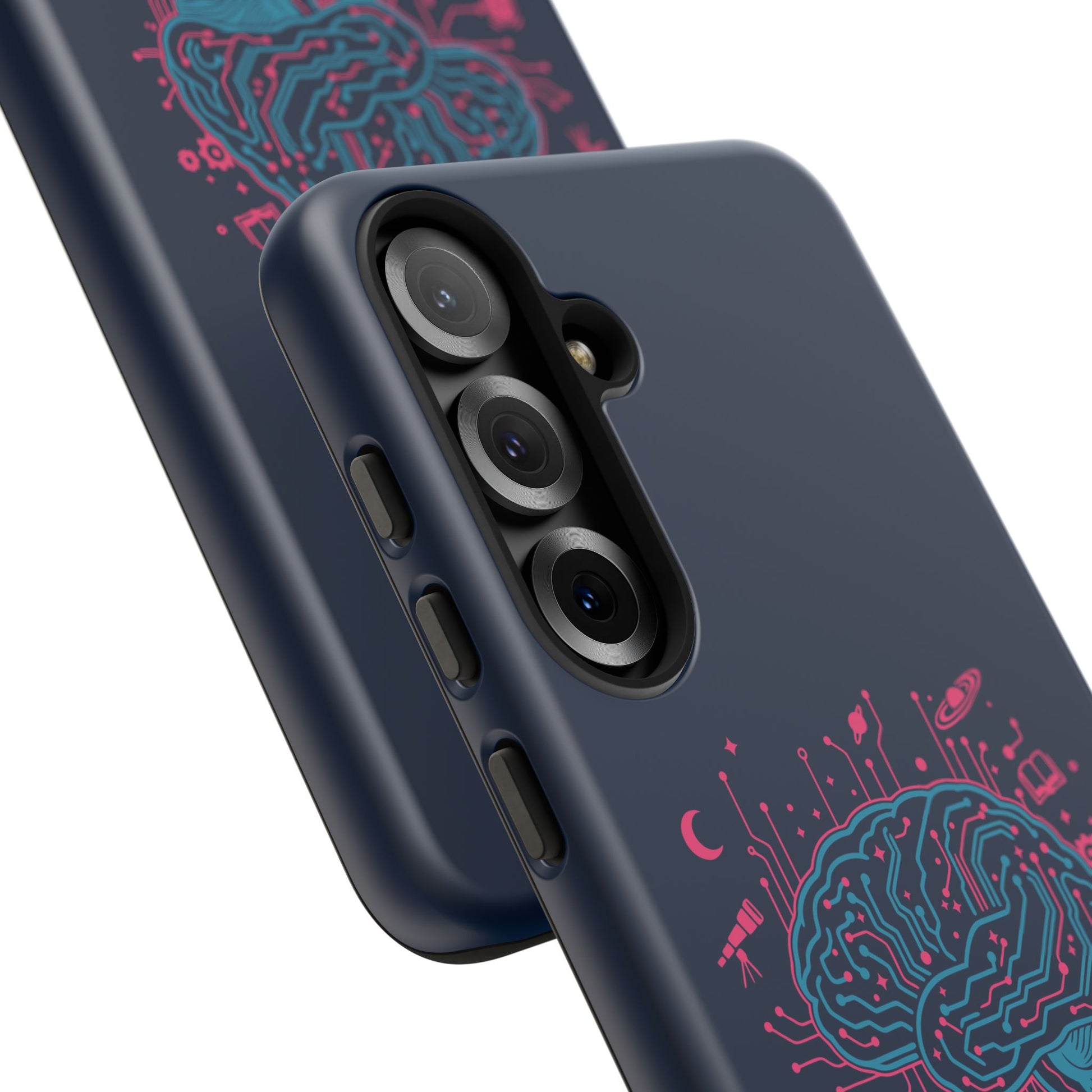 "Wired for Wonder" Brain Tech Design Samsung Galaxy Phone Case - You're My Kind of Weird