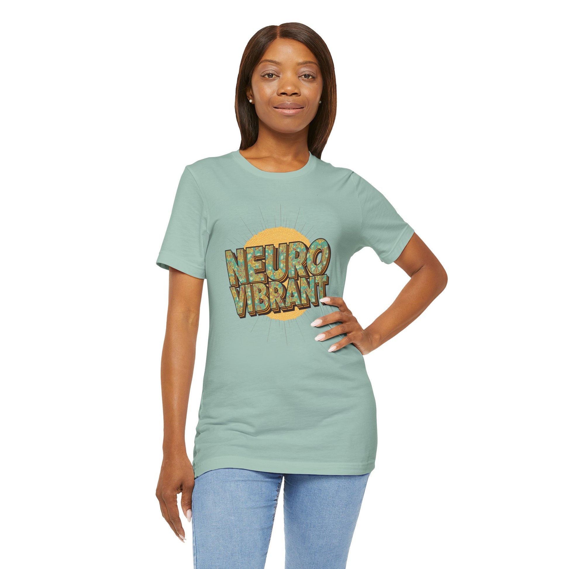Neuro Vibrant Tee — Retro Graphic T-Shirt - You're My Kind of Weird