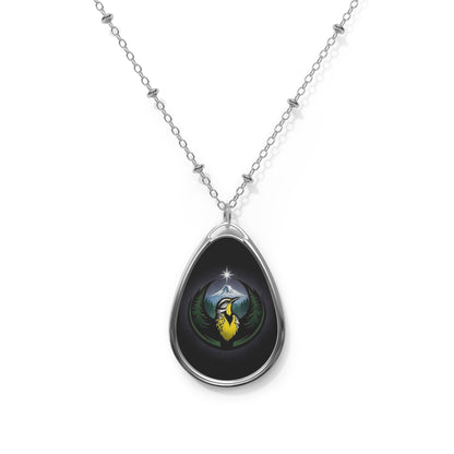 Meadowlark Oregon State Bird Resistance Necklace - You're My Kind of Weird