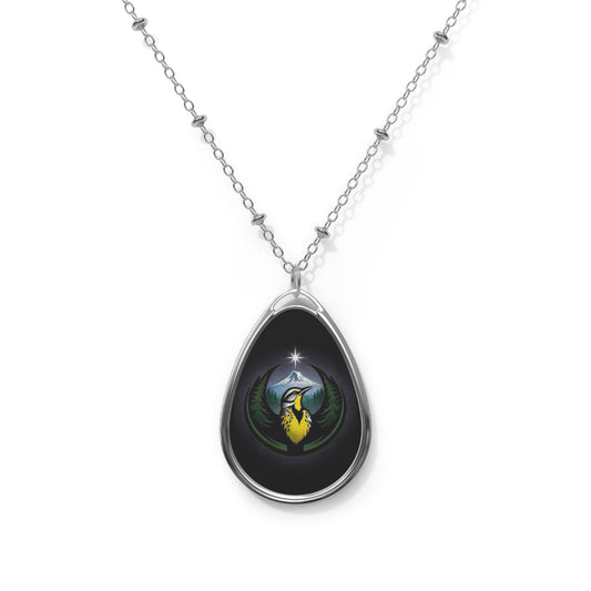Meadowlark Oregon State Bird Resistance Necklace - You're My Kind of Weird