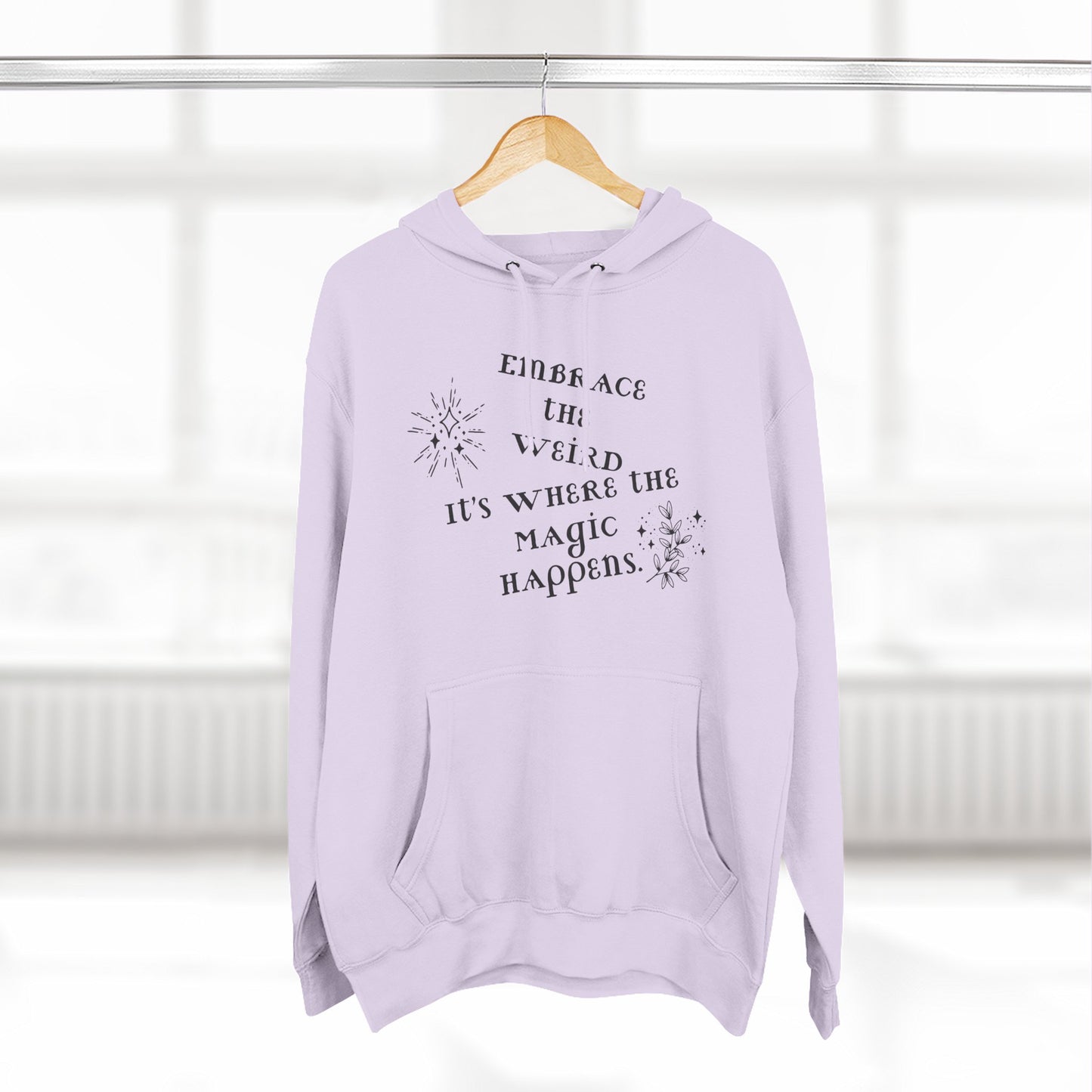 Embrace the Weird Fleece Hoodie | Comfortable Magic Happens Hoodie, Cozy Casual Wear, Unique Gift for Creatives, Inspirational [...]