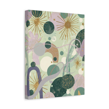 Dopamine Abstract Celestial Shapes Matte Canvas - You're My Kind of Weird
