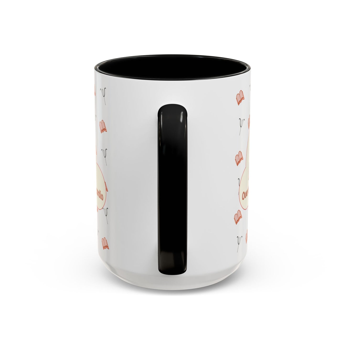 Overthinking Is My Cardio Coffee Mug — Cute Raccoon Reading Accent Mug - You're My Kind of Weird