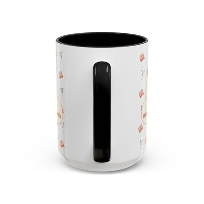 Overthinking Is My Cardio Coffee Mug — Cute Raccoon Reading Accent Mug - You're My Kind of Weird