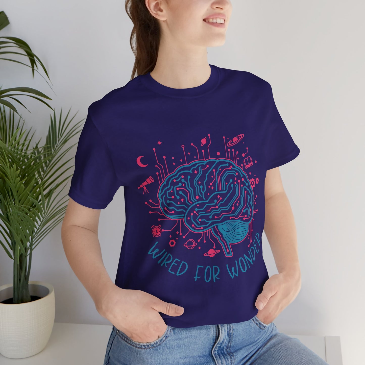 Wired for Wonder — Neurodivergent Curiosity Tee (Adult Unisex) - You're My Kind of Weird
