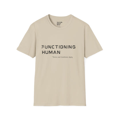 FUNCTIONING HUMAN Unisex Softstyle T-Shirt, Perfect Gift for Mental Health Awareness, Casual Wear, Everyday Comfort, Unique Graphic [...]