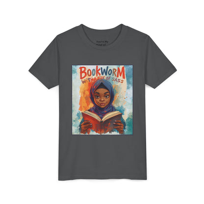 Kids Bookworm Sass Tee, Fun T-Shirt for Young Readers, Gift for Book Lovers, Back to School Apparel, Cute Kid's Graphic Tee