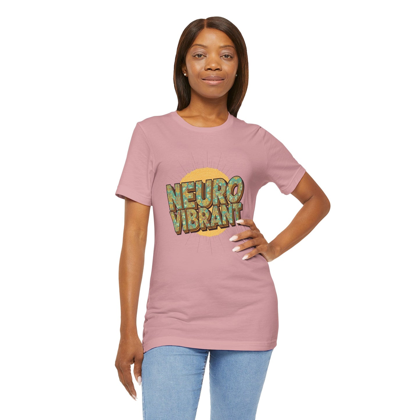 Neuro Vibrant Tee — Retro Graphic T-Shirt - You're My Kind of Weird
